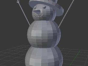 snowman toy & game accessories 3d print model - Mito3D