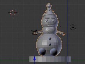 snowman toy & game accessories man snow 3d print model - Mito3D
