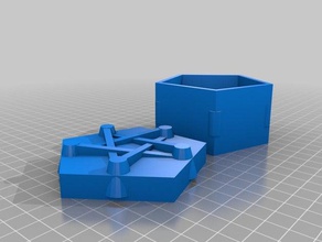 bella scatola stella in alto i contenitori box pagana penticle la wicca 3d print model - Mito3D