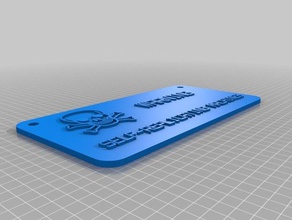 sich selbst replizierende Maschine anmelden Schilder & logos kundengebundene 3d print model - Mito3D