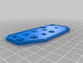 brush deck side gearbox cover roomba 5xx series green chm replacement parts 3d print model - Mito3D