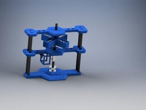 vertical desktop pulse motor generator engineering free energy magnet magnetically levitated 3d print model - Mito3D