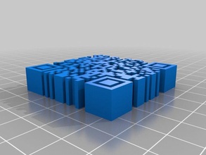 revolv3d código qr organización personalizado 3d print model - Mito3D