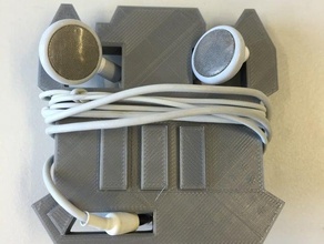 earphone holder 3d print model - Mito3D