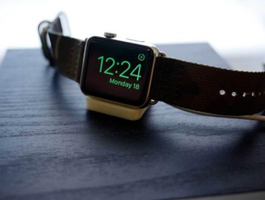 tiny apple watch Nachttisch steht neu - Organisation applewatch dock stehen Uhr 3d print model - Mito3D