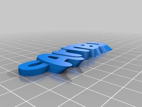 arnau letras key organization customized 3d print model - Mito3D