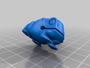kikker animals frog 3d print model - Mito3D
