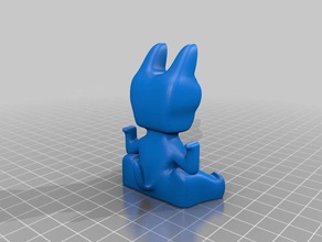 gatto porta fortuna art 3d print model - Mito3D