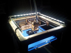 ikea dioder led strips um mounting kit 45&acirc&deg angle 3d printer accessories ultimaker 3d print model - Mito3D