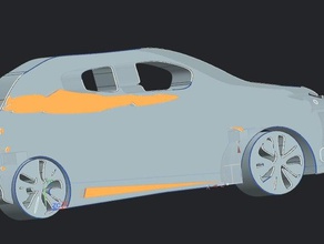 clio chaveiro veículos 5 novo 3d print model - Mito3D