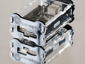 openbox beaglebone black enclosure computer acrylic beagle bone 3d print model - Mito3D