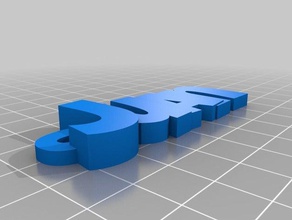 juan keyring organization customized 3d print model - Mito3D