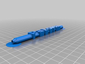 paloma bic parola penna la office su misura 3d print model - Mito3D