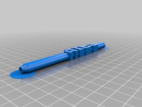 alba bic palabra pluma sólo de la oficina personalizado 3d print model - Mito3D