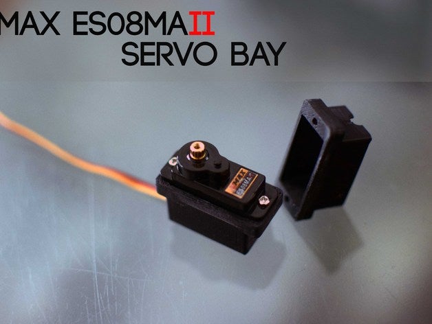 emax es08maii servo bac es08 es08ma aile volante moray de la baie servo-bac 3D print model - Mito3D