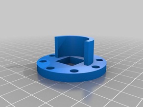 suporte para múltiplos usos peças de substituição varão montagem 3d print model - Mito3D