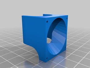 fan-guide kleiner Einbauraum 30x30 3d Drucker Zubehör e3d-v6 fan-duct loop 3d print model - Mito3D