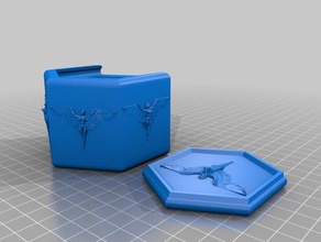 güzel kutuyu melekler sanat angel-box 3d print model - Mito3D