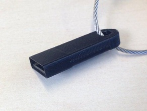 minimalistische kingston kompatibel usb-stick-Gehäuse computer 3d print model - Mito3D