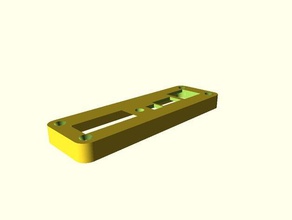 mangoh front plate hammond enclosure electronics customizer openscad 3d print model - Mito3D