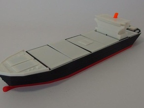 rs1 navio de carga veículos barco a flutuante 3d print model - Mito3D