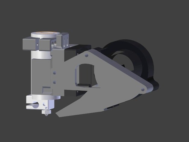 e3d hotend adattatore Stampante 3d estrusori 3D print model - Mito3D