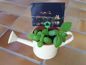 photo holder stick decor stand plant 3d print model - Mito3D