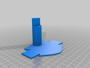 harley suport barre de bouclier 3d print model - Mito3D