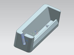 iphone 6 plus otterbox case holder cradle mobile phone dash 3d print model - Mito3D