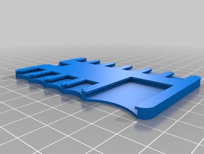 micro sd regular credit card holder- fits 13 1 accessories adapter case holder 3d print model - Mito3D