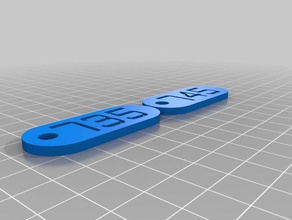 itsc cars 1 keychains customized 3d print model - Mito3D