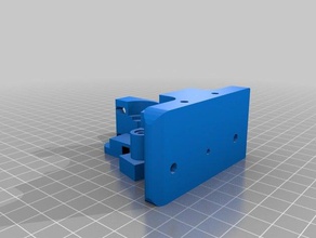 cuerpo del extrusor para filamento de 175 mm -impresora prusa i3 - remix greg wade vuelve a cargar Impresora 3d las piezas 175mm extrusora gregs make-r tairona 3d print model - Mito3D