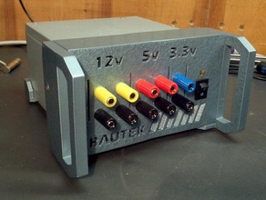 bautek atx tabanlı tezgah güç kaynağı elektronik psu atölye 3d print model - Mito3D