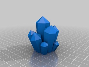 copy crystal 3d printing 3d print model - Mito3D