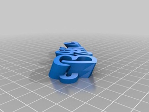 bego organización personalizado 3d print model - Mito3D