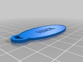honda Schlüsselanhänger kundengebundene 3d print model - Mito3D