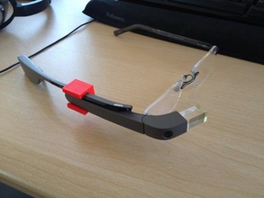 google glass gli occhiali adattatore gadget googleglass 3d print model - Mito3D