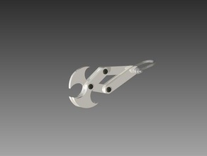 grappling hook claw tools climbing 3d print model - Mito3D