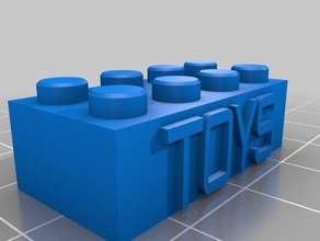giocattoli lego block costruzione di su misura 3d print model - Mito3D