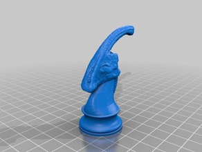 dinoknight esculturas dino cavaleiro 3d print model - Mito3D