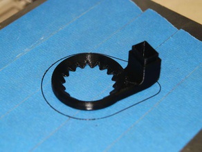 cooling duct sunhokey prusa i3 e3d-v6 hot end 3d printer parts 3d print model - Mito3D