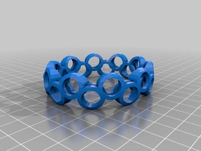 stylish bracelets customized 3d print model - Mito3D