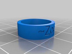 ring Ringe angepasst 3d print model - Mito3D