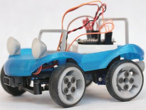 buggy azul r c vehículos coche dune 3d print model - Mito3D
