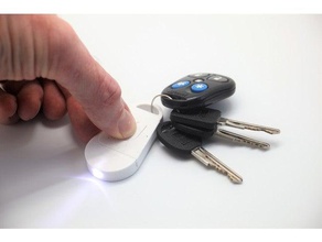 led keychain light diy keys torch 3d print model - Mito3D