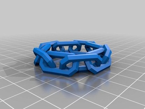 Spirale erzeugt chain-link kundengebundene 3d print model - Mito3D