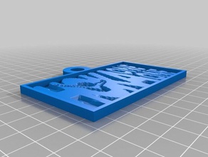 hoka2 2d-Kunst kundengebundene 3d print model - Mito3D