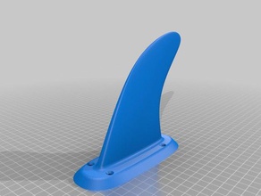 bungeeboard surfboard fin sport & outdoors board bungee surf wave 3d print model - Mito3D