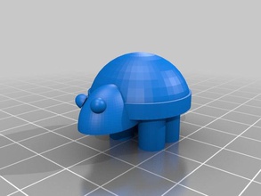 turtle animals cute fountaindale public library studio 300 3d print model - Mito3D