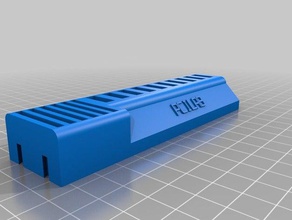 my customized usb stick sd card holder 10 e texto organization 3d print model - Mito3D